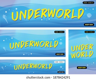 underworld promotion website banner and mobile banner