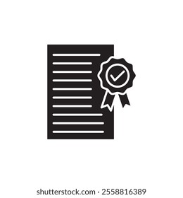Underwriter icon, vector flat black trendy style illustration for web and app..eps