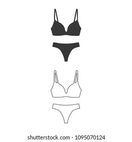 Undies vector  icon.