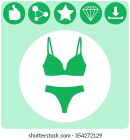 Undies vector icon.