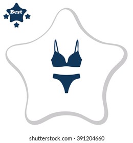 Undies vector icon.