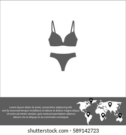 Undies vector  icon