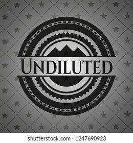 Undiluted black badge