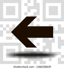 Undo Arrow Icon, Motion icon. Back arrow icon. Arrow button.
