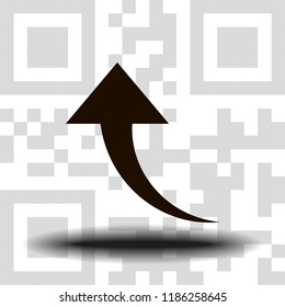 Undo Arrow Icon, Motion icon. Back arrow icon. Arrow button.