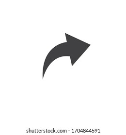 Undo Arrow Icon, Redo Arrow Icon. Direction arrow sign.