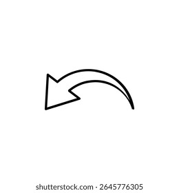 undo, back, left, previous icon