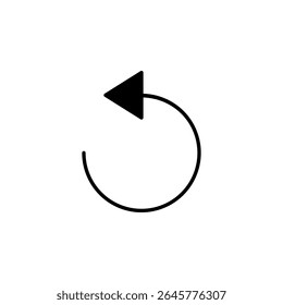 undo, back, left, previous icon