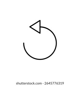 undo, back, left, previous icon