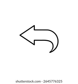 undo, back, left, previous icon