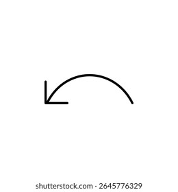 undo, back, left, previous icon