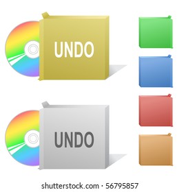 Undo. Box with compact disc.