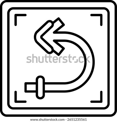 Undo Filled Style Icon Design