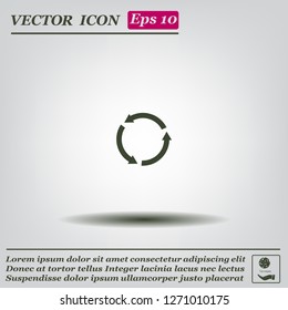 Undo icon, back arrow symbol