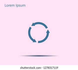 Undo icon, back arrow symbol