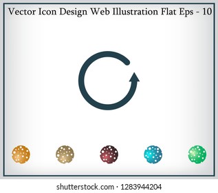 Undo icon, back arrow symbol