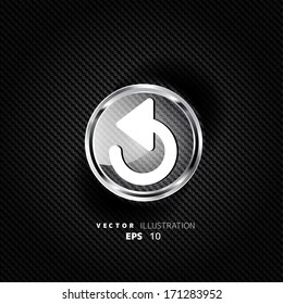 Undo icon, back arrow symbol