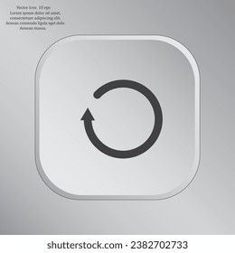 Undo icon, back arrow symbol