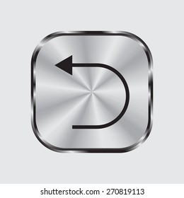 Undo icon, back arrow symbol