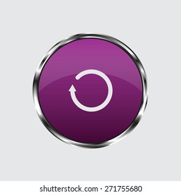 Undo icon, back arrow symbol