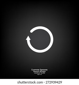 Undo icon, back arrow symbol