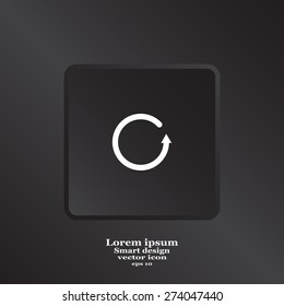 Undo icon, back arrow symbol