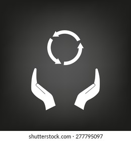 Undo icon, back arrow symbol