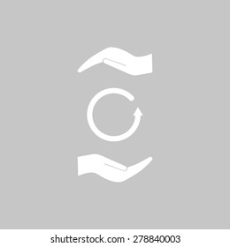 Undo icon, back arrow symbol