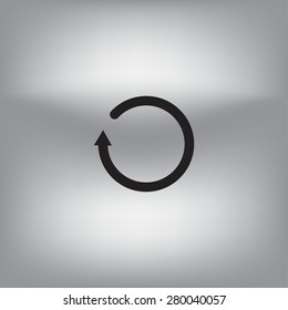 Undo icon, back arrow symbol