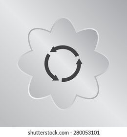 Undo icon, back arrow symbol