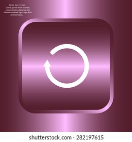 Undo icon, back arrow symbol