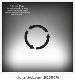 Undo icon, back arrow symbol
