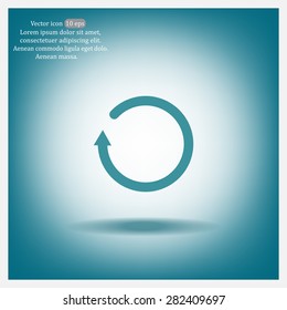 Undo icon, back arrow symbol
