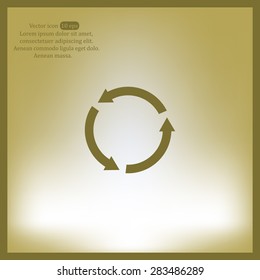 Undo icon, back arrow symbol