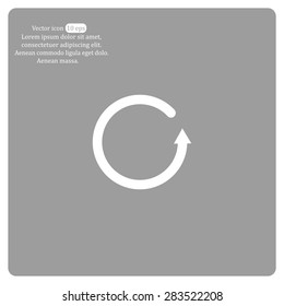 Undo icon, back arrow symbol