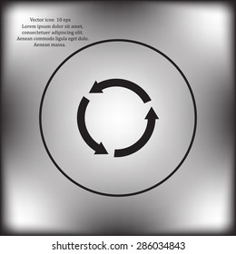 Undo icon, back arrow symbol