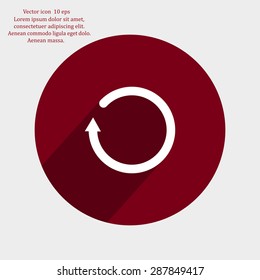 Undo icon, back arrow symbol