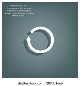 Undo icon, back arrow symbol