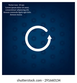 Undo icon, back arrow symbol