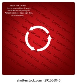 Undo icon, back arrow symbol