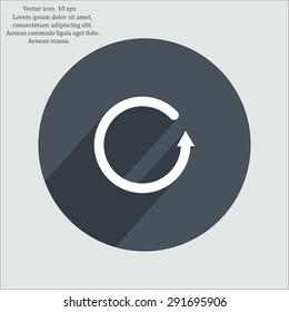 Undo icon, back arrow symbol