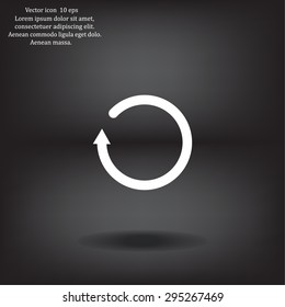 Undo icon, back arrow symbol