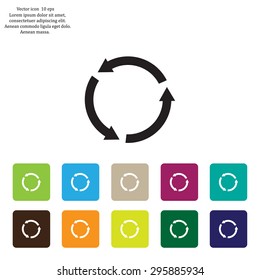 Undo icon, back arrow symbol