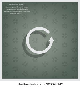 Undo icon, back arrow symbol