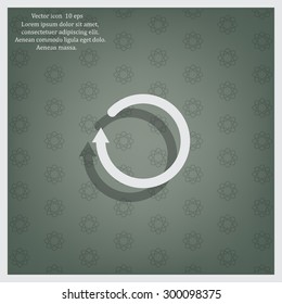 Undo icon, back arrow symbol