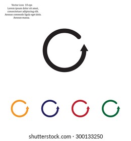 Undo icon, back arrow symbol