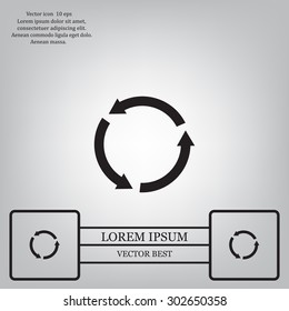Undo icon, back arrow symbol
