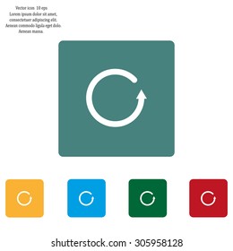 Undo icon, back arrow symbol
