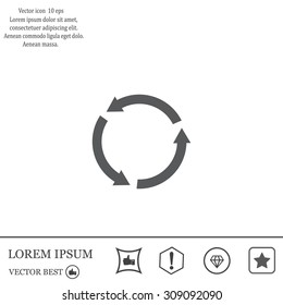 Undo icon, back arrow symbol