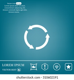 Undo icon, back arrow symbol